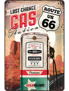 Nostalgic Art Plechová cedule Last chance Gas Station Route 66 20 x 30 cm