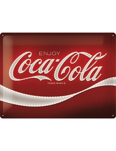 NOSTALGIC-ART Retro Cedule plech 300x400 Coca - Cola ( Red Lights Logo )