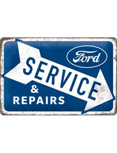 NOSTALGIC-ART Retro cedule plech 200x300 Ford Servis and Repairs