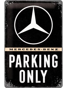 NOSTALGIC-ART Retro cedule plech 200x300 Mercedes-Benz Parking Only