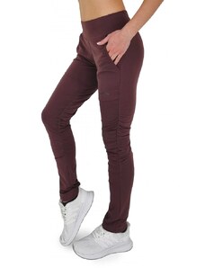 Dámské zateplené funkční elastické sportovní kalhoty Neywer ZK723 hnědé