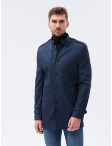 Ombre Clothing Pánský přechodový kabát Eliot navy C269