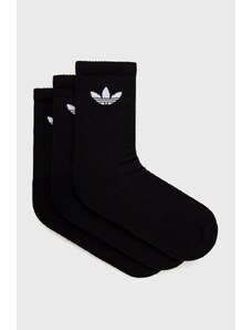 Ponožky adidas Originals (3-pack) HC9547 černá barva, HC9547-BLK/WHT