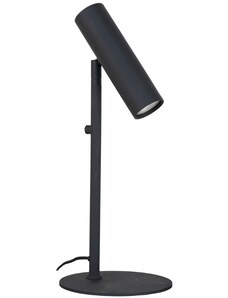 Nordic Living Černá kovová stolní lampa Aris