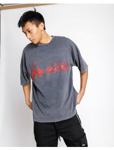 Don Lemme Oversized Triko Burning - washed