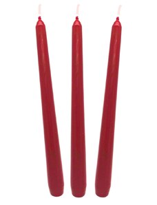 Gala Svíčka červená se stearinem 25 cm 1 ks