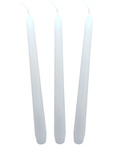 Gala Svíčka bílá se stearinem 25 cm 1 ks