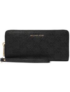 Michael Kors Signature Jet Set Travel Continental Wallet Black