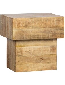 Hoorns Masivní mangový odkládací stolek Baltonio 50 x 35 cm