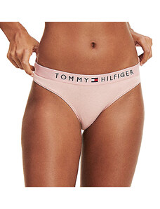 Tommy Hilfiger bavlněná tanga pudrová