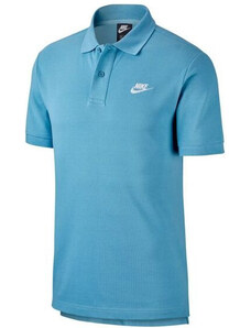 Pánské polo triko Nike Men Mtachip Pique Polo Blue