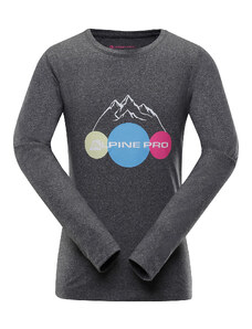 Dětské triko Alpine Pro TEOFILO 8 - tmavě šedá