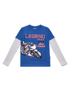 Winkiki Kids Wear Chlapecké tričko s dlouhým rukávem Legend - tmavě modrá