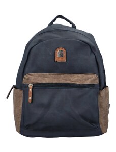 L&H Dámský koženkový batoh Ryana, modrý