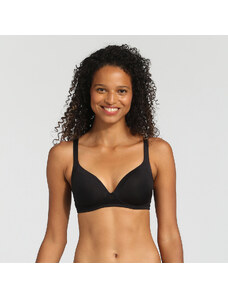 DIM INVISIBLE WIREFREE PADDED BRA - Women's bra without bones - black