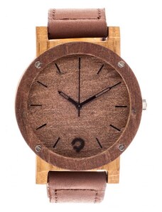 Dřevěné hodinky PLANTWEAR Raw Serie - Double Copper - Dub