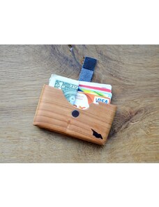 Oldgeorgian Dřevěná peněženka Cherry