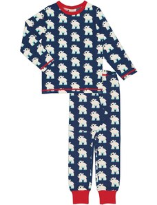 Dětské pyžamo s dlouhým rukávem Polar Bear z biobavlny BIO MAXOMORRA Velikost 86/92