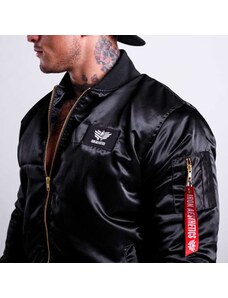 Iron Aesthetics Bomber bunda Aesthetics Skull, black on black