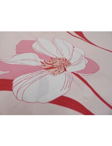 DOMESTIK 145/18419-4 jemné květy, růžovo-bílé šíře 220cm / METRÁŽ NA MÍRU