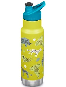 Dětská nerezová termolahev Klean Kanteen Insulated Kid Classic Narrow w/Kid Sport Cap - safari 355 ml