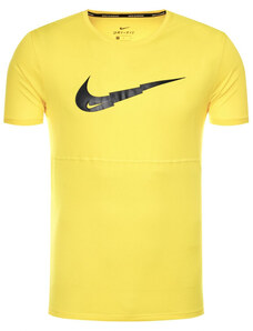 Pánské triko Nike Breathe Run T-Shirt Yellow