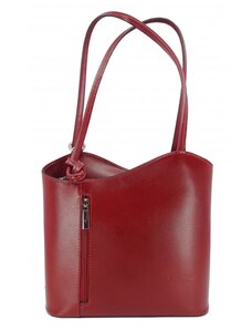 Italská Výroba Dámská kabelka-batůžek Vera Pelle