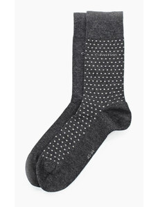 Calvin Klein pánské šedé ponožky 2pack