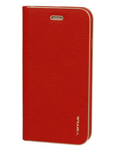 Vennus Elegantní knížkové pouzdro Vennus pro Xiaomi Mi 8 červená