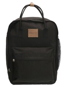 Beagles Černý objemný batoh do školy „Scandinavia“