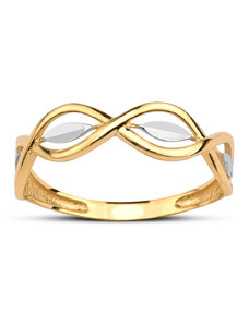 Lillian Vassago Jemný prsten z kombinovaného zlata LLV95-GR042