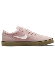 Růžové, semišové dámské boty Nike - GLAMI.cz