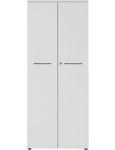 Světle šedá kancelářská skříň GEMA Leanor II. 197 x 80 cm