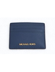 Michael Kors dámské pouzdro na karty card holder JET SET TRAVEL 35H6GTVD7L NAVY LEATHER Michael Kors 35H6GTVD7L 190049915868