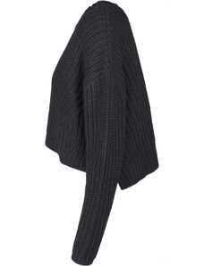 UC Ladies Dámský široký oversize svetr černý
