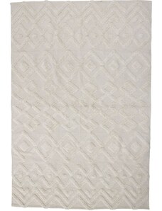 Krémově bílý bavlněný koberec Bloomingville Billa 140 x 200 cm