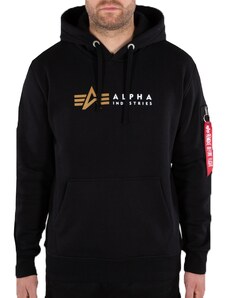 Alpha Industries Alpha Label Hoody (black) L