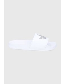 Pantofle adidas Originals Adilette Lite W dámské, bílá barva, GZ6197-FTWWHT