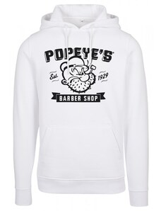 MERCHCODE Popeye Barber Shop Hoody - white