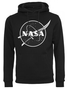 MISTER TEE NASA Black-and-White Insignia Hoody