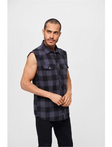 Košile Brandit checkshirt Sleeveless - black/grey