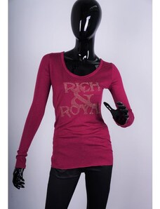RICH&ROYAL dámské triko G LS LONG fuchsiové růžová
