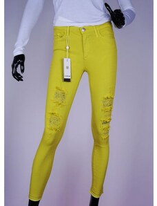 RICH&ROYAL dámské žluté džíny 1702-1000 žlutá