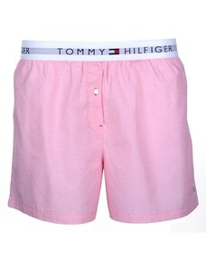 TOMMY HILFIGER dámské pyžamové trenky WOVEN růžová