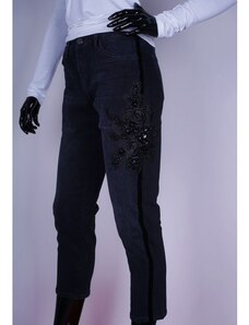 RICH&ROYAL dámské džíny EX-BOYFRIEND 1810-8889 černá