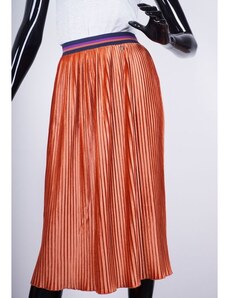 RICH&ROYAL dámská plisovaná sukně 1809-660 DARK CINNAMON oranžová