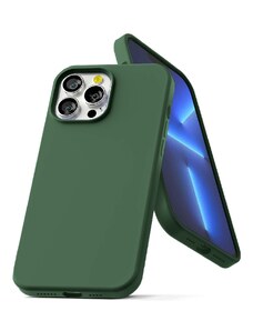 Ochranný kryt pro iPhone 13 Pro - Mercury, Silicone Green