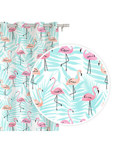 Edoti Curtain in flamingos 140x250 A500