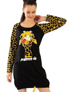 Naspani Noční košilka dámská žirafa 1C2878