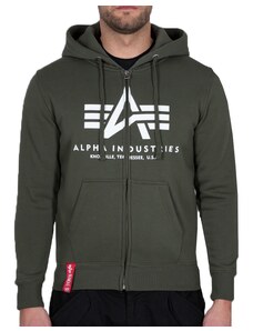 Alpha Industries Basic Hoody zip (dark olive) M